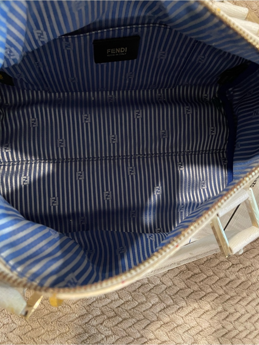 Fendi Zucca Spalmati or Forever Bauletto Boston bag - Picture 4 of 16